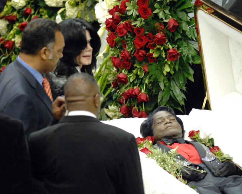 Майкл джексон похороны фото тела